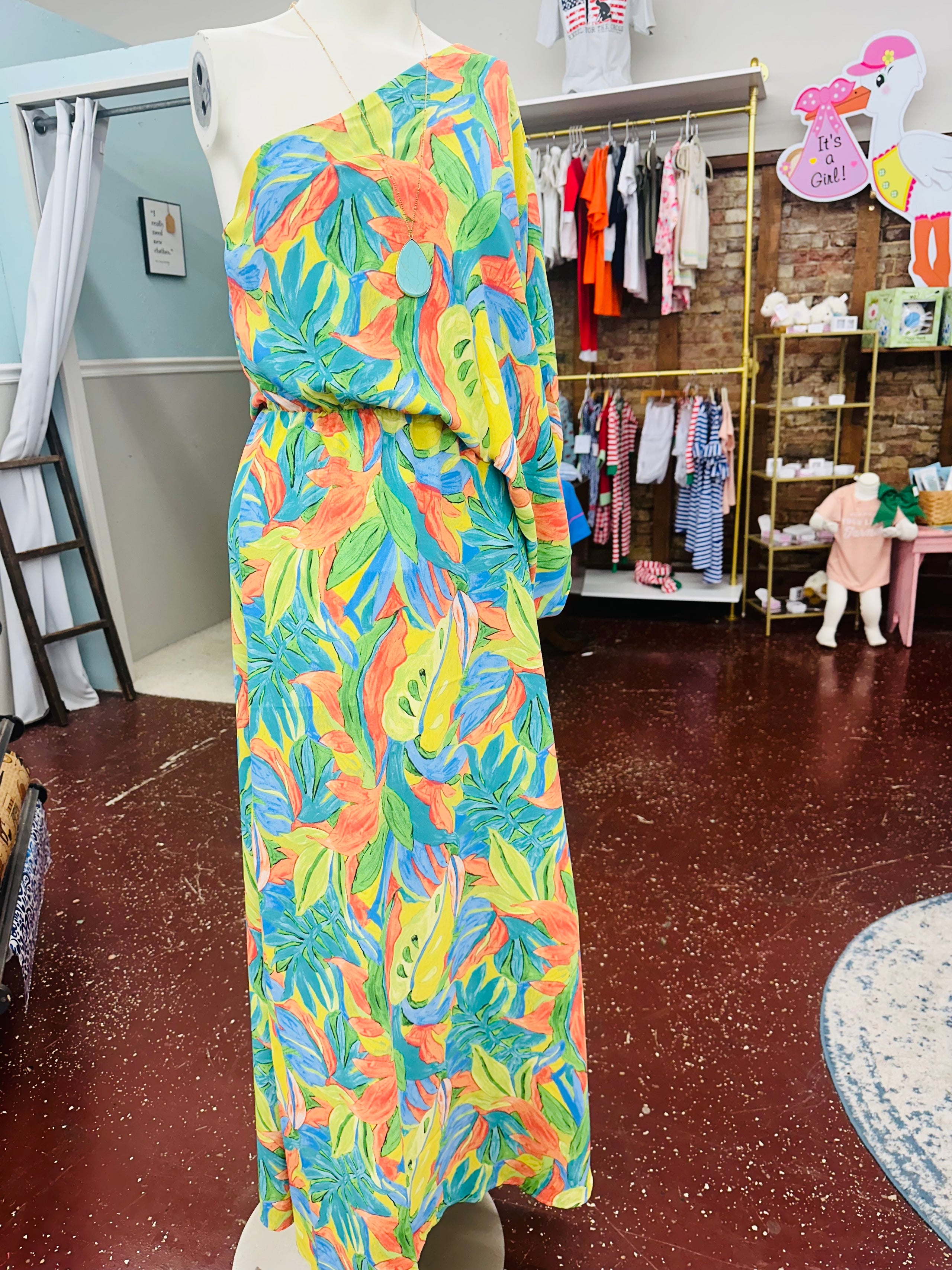 Palm Maxi Dress | Charm Barn